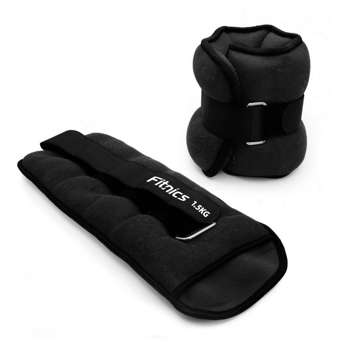 FITNICS - Pesas Tobillo Muñeca Tobilleras Set 2 De 1,5kg C/u Total 3kg