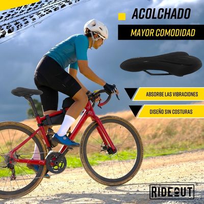 Imagen 2 del producto Asiento Sillin Bicicleta Antiprostático Con Gel Mtb