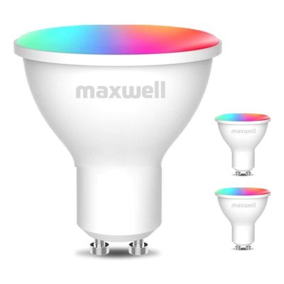 Imagen 2 del producto Ampolletas Inteligentes Set X3 Gu10 Wifi Tuya Rgb 5w