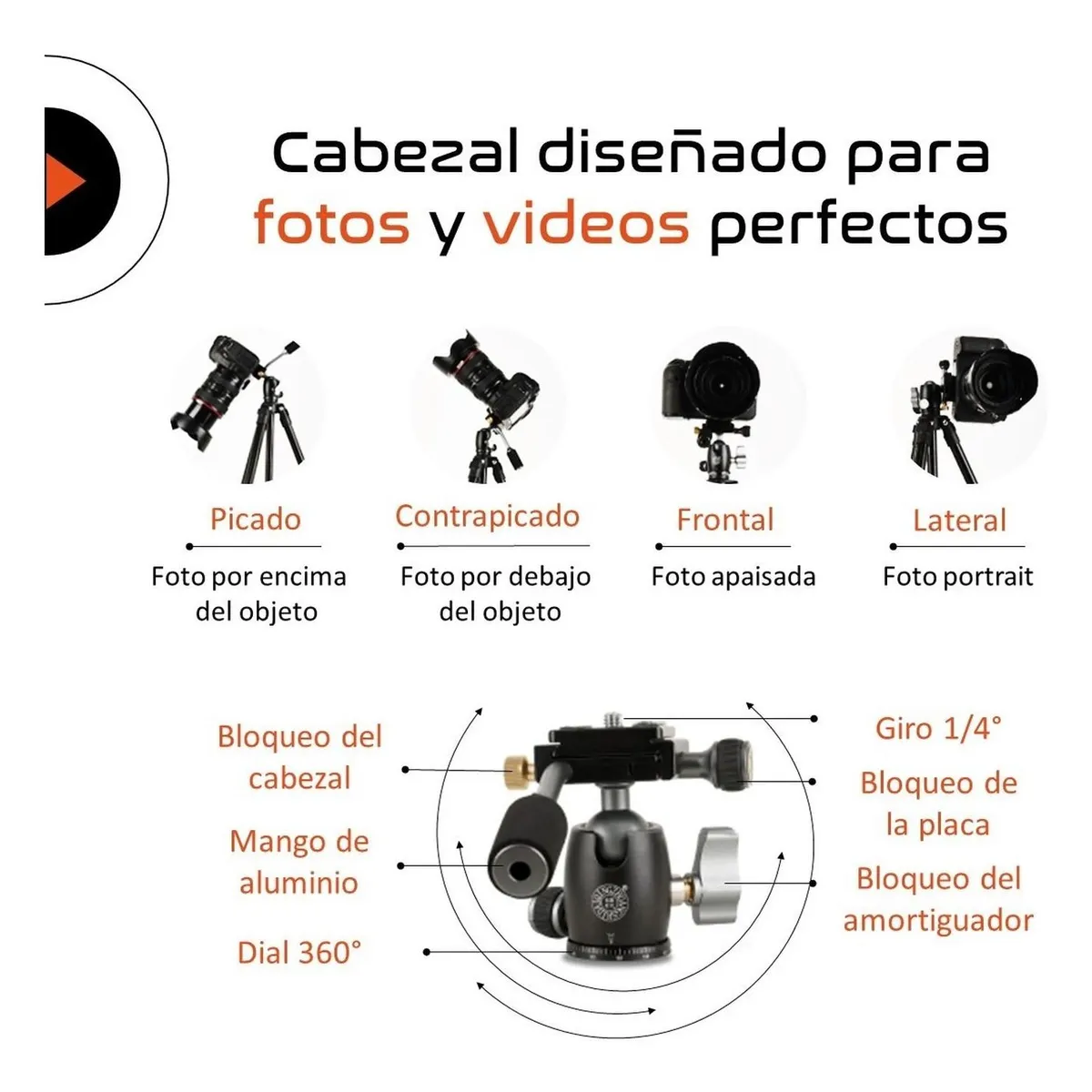 LINKON - Tripode Camara Celular Video Tr3pod 170 + Adaptador Celular