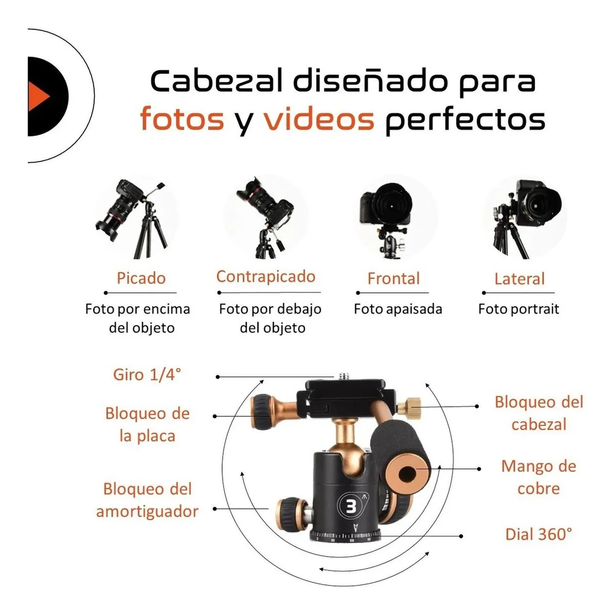 LINKON - Tripode Camara Celular Video Profesional Tr3pod 1.6 Monopod
