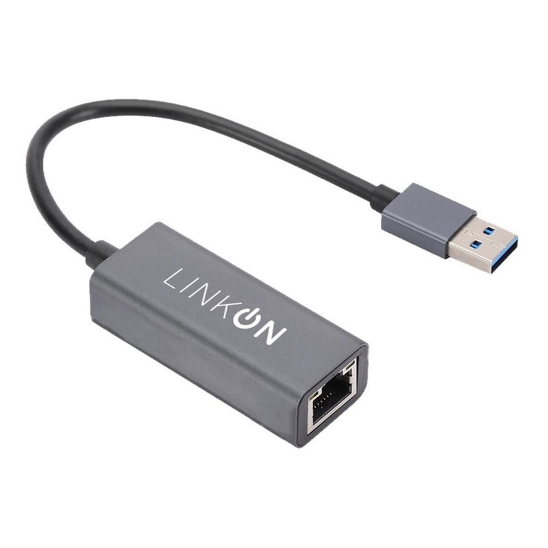 LINKON - Adaptador Usb A Rj45 Linkon Lan Ethernet 10/100/1000 Mbps