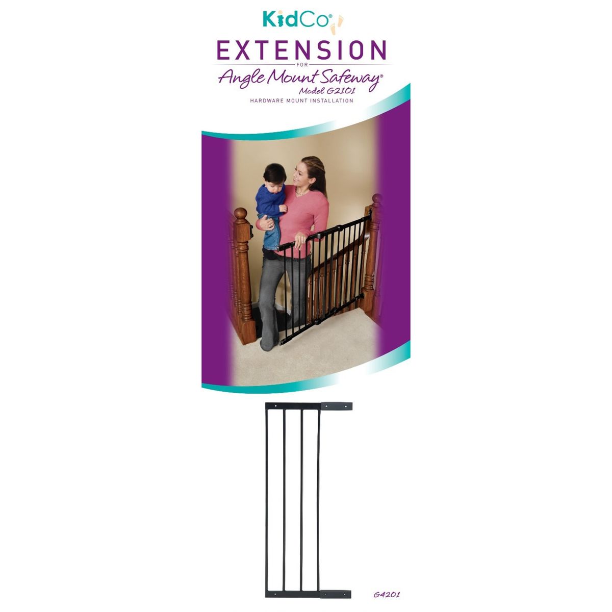 KIDCO - Extensión de 25cm para Puerta de Seguridad en Angulo