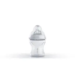 BEBEK - Biberón Plus 150ml - Tetina SenseFlo™ (Flujo Lento) - Blanco