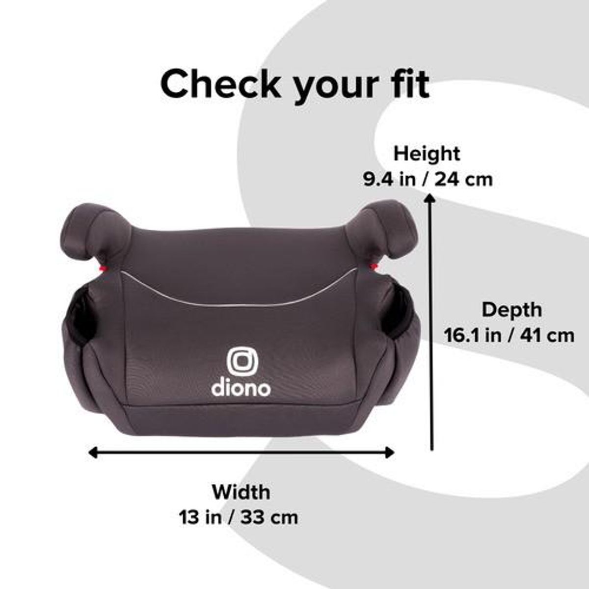 DIONO - Pack de 2 Alzadores Solana® - Negro - Negro