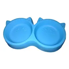 GENERICO - Comedero Bebedero Doble Para Mascotas Gatitos