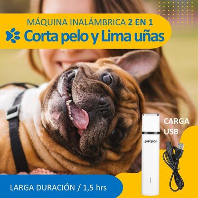 Imagen 2 del producto Maquina Cortar Pelo Y Uñas 2en1 Mascotas Perro Gato -