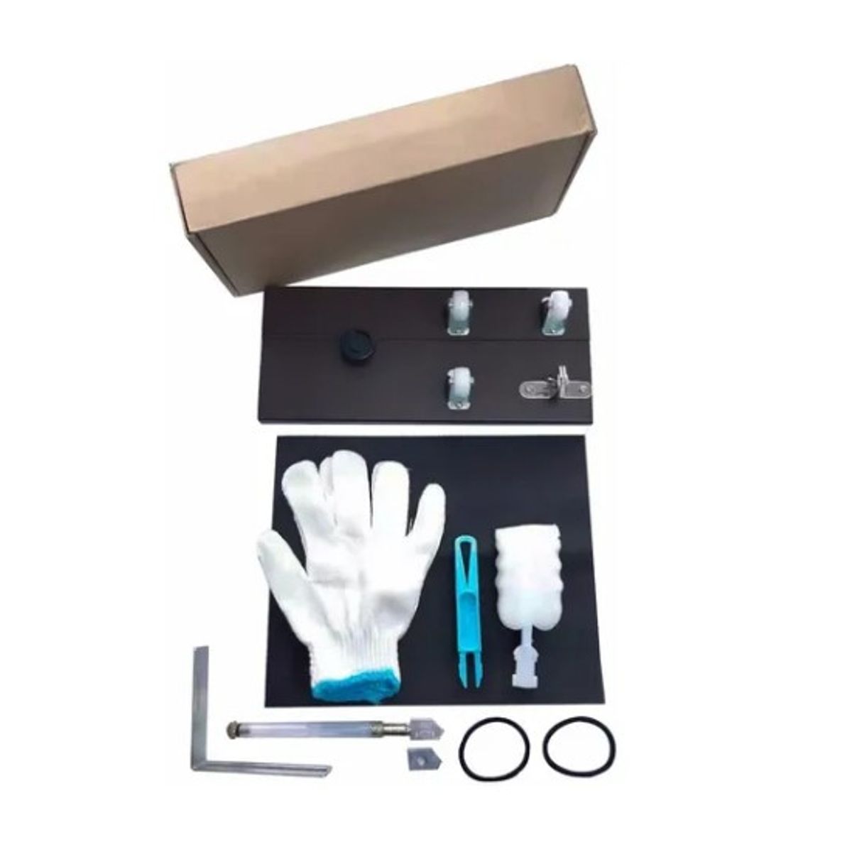 OFERTABKN - Cortador Botella Vidrio Base Metalica Kit Con Accesorios