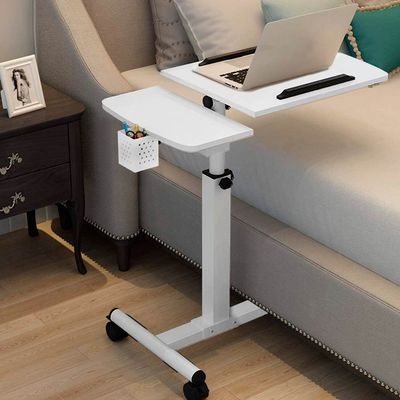 Imagen 2 del producto Multimesa ajustable con ventilador para notebook blanca