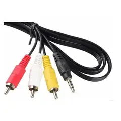 IRM - Cable Auxiliar A Rca 3x1 Aux 35mm De Audio Y Video 15mtr