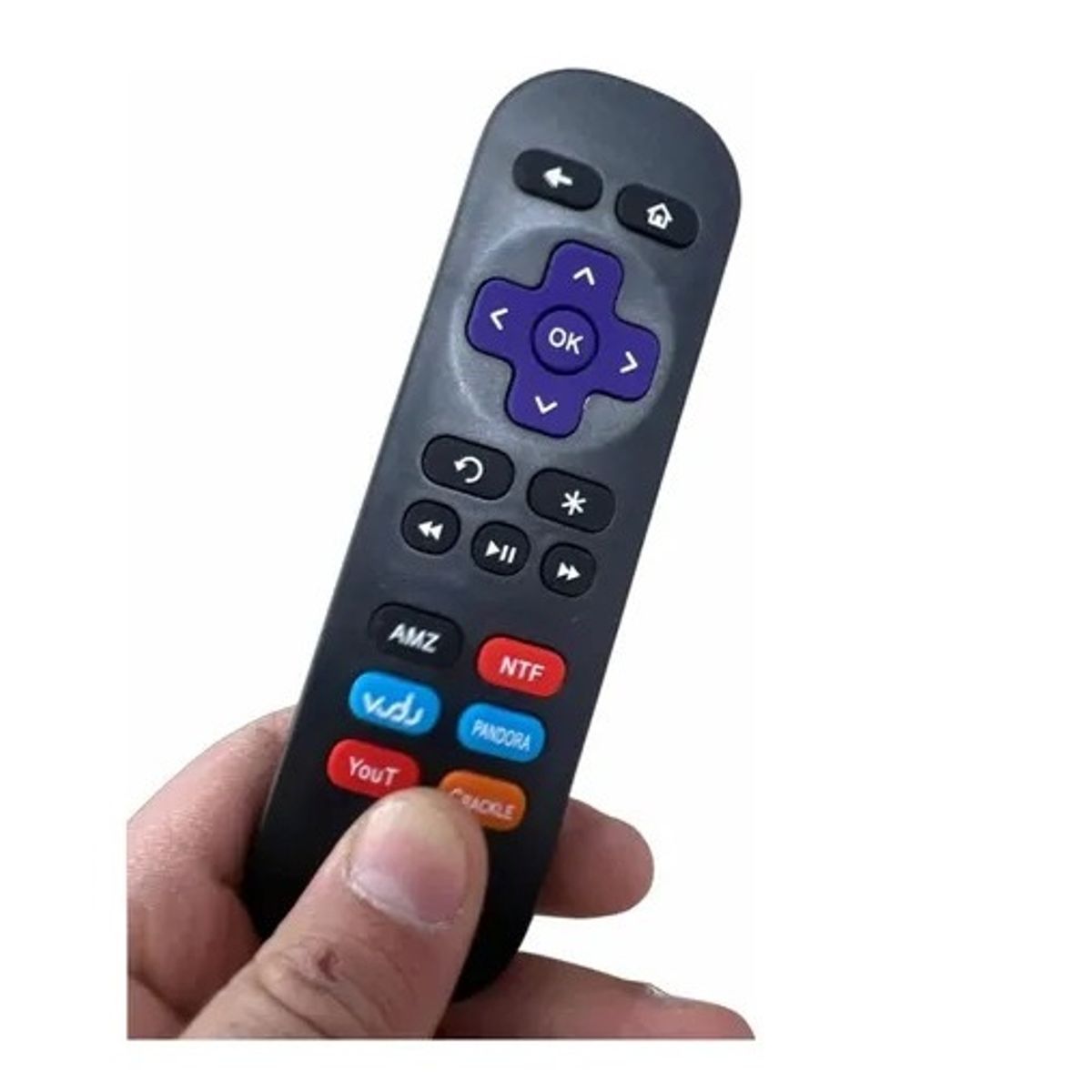 GENERICO - Control Remoto Compatible Para ROKU STREAMING 1 2 3 4 (NO STICK)