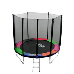 GLOWUP - Cama Elástica 6Ft183Mt Malla Escalera