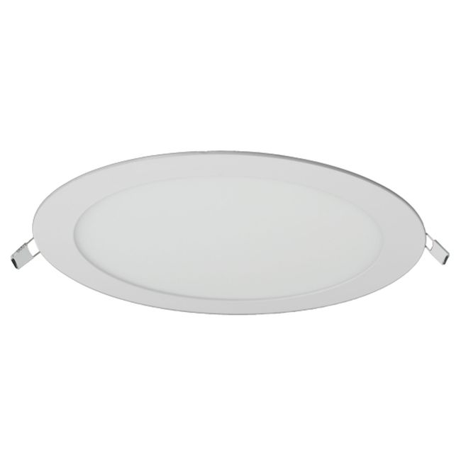 DRL LIGHTING - Pack X 4 Panel Led Embutido Redondo 18W Luz Cálida