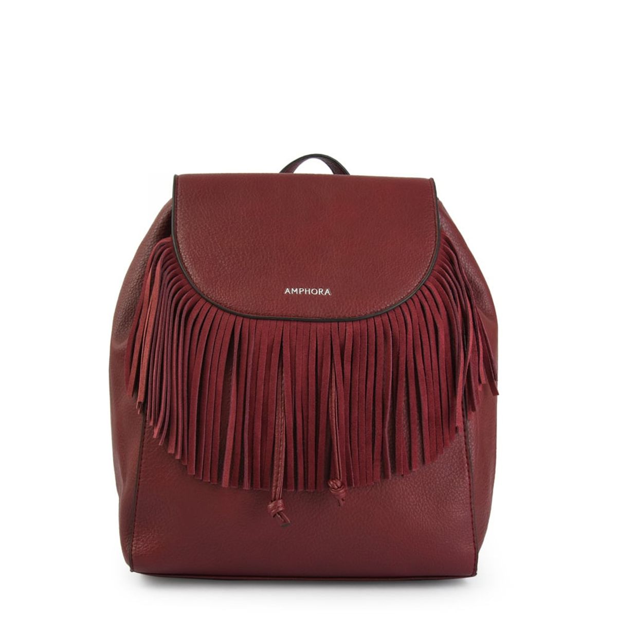 AMPHORA - Mochila mediana sary burdeo