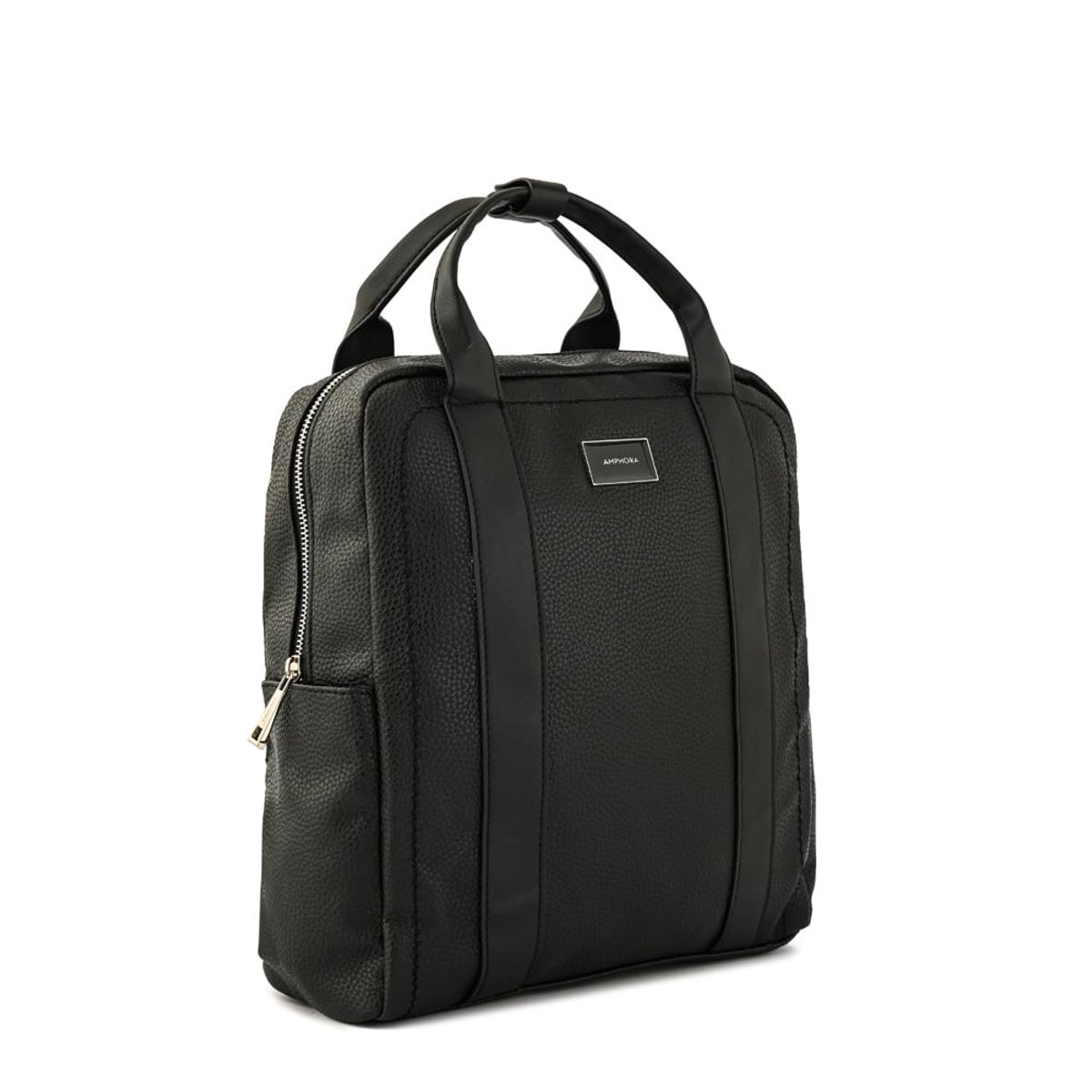 AMPHORA - Mochila topsy mediana negro