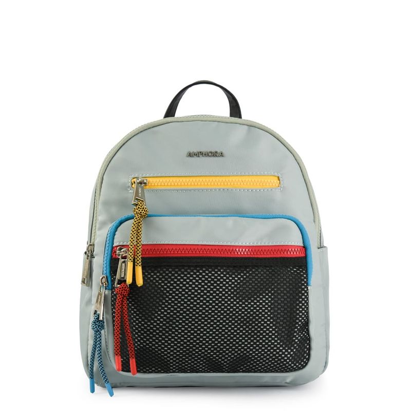 AMPHORA - Mochila pequeña sloan gris
