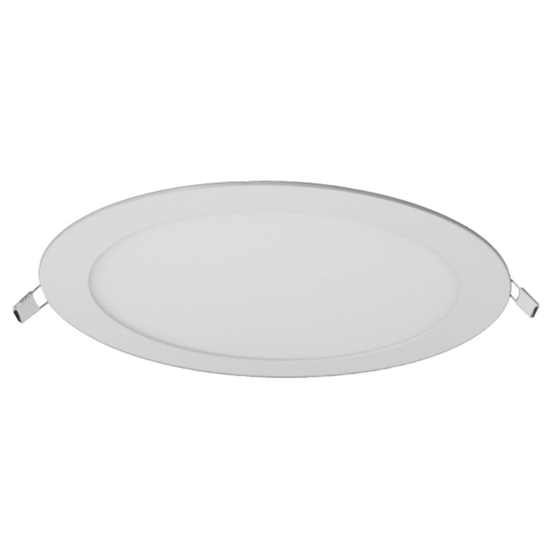 DRL LIGHTING - Pack X 4 Panel Led Embutido Redondo 18W Luz Neutra