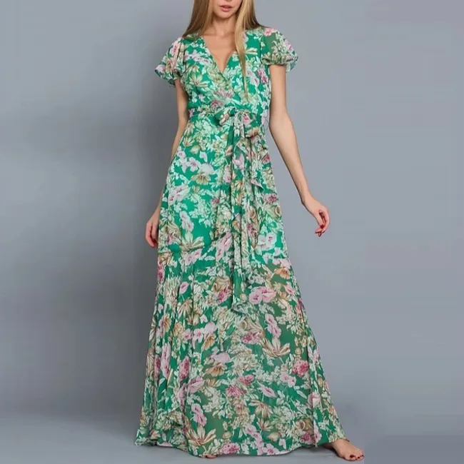 CAPRICHOSA - Maxi Vestido Estampado Rosita