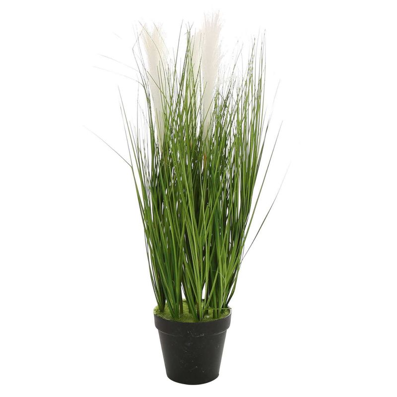 SOHOGAR - Pasto artificial con maceta 56 cm