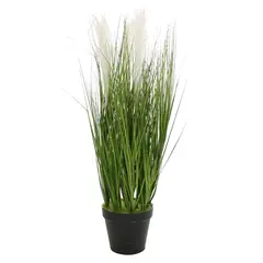 SOHOGAR - Pasto artificial con maceta 56 cm