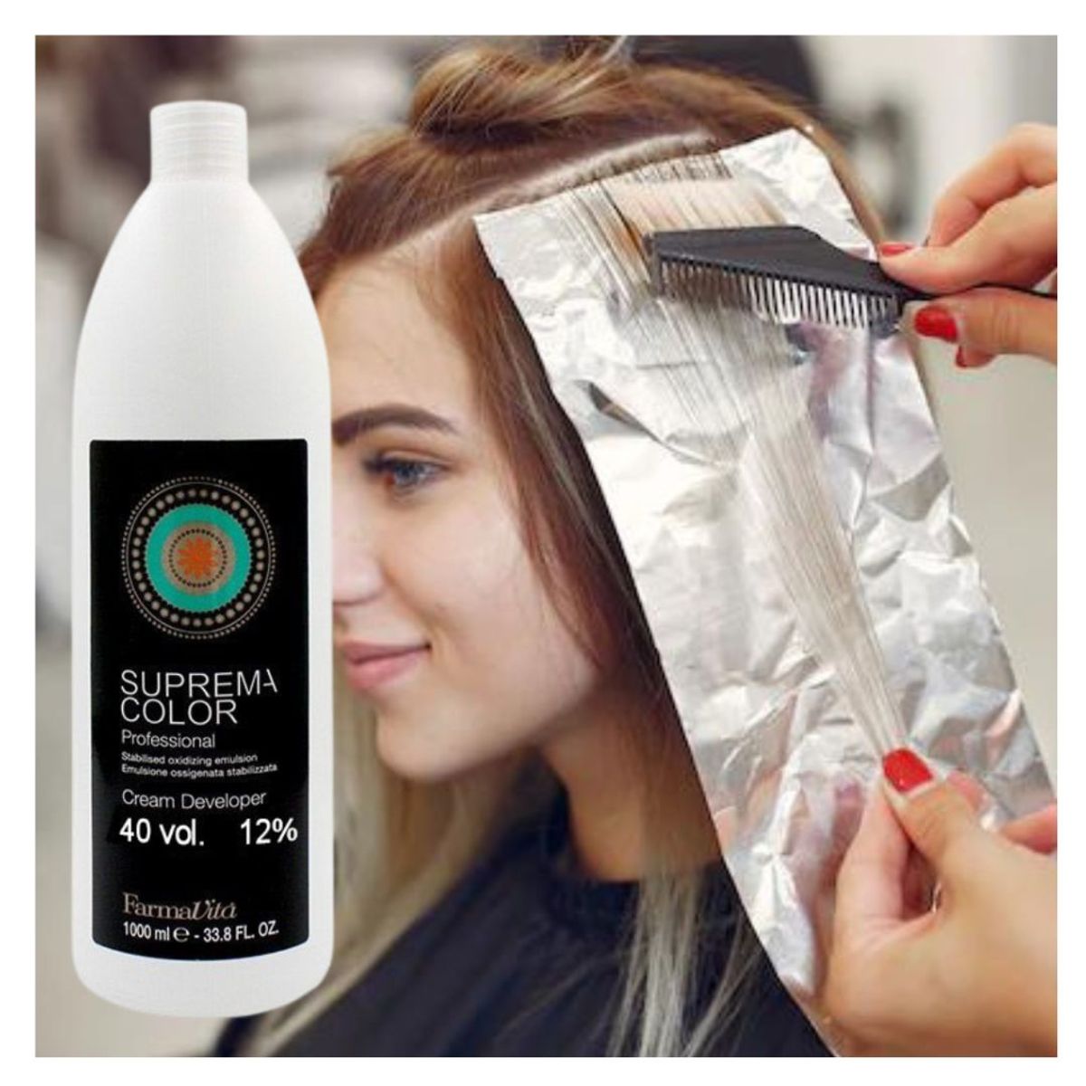 FARMAVITA - CREMA OXIDANTE DE 1 LITRO 40 VOL.