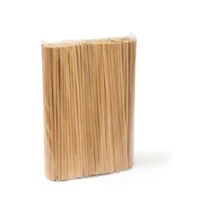 GENERICO - Palitos Sushi De Bamboo Caoba Redondo Sin Sobre 100 Unidades