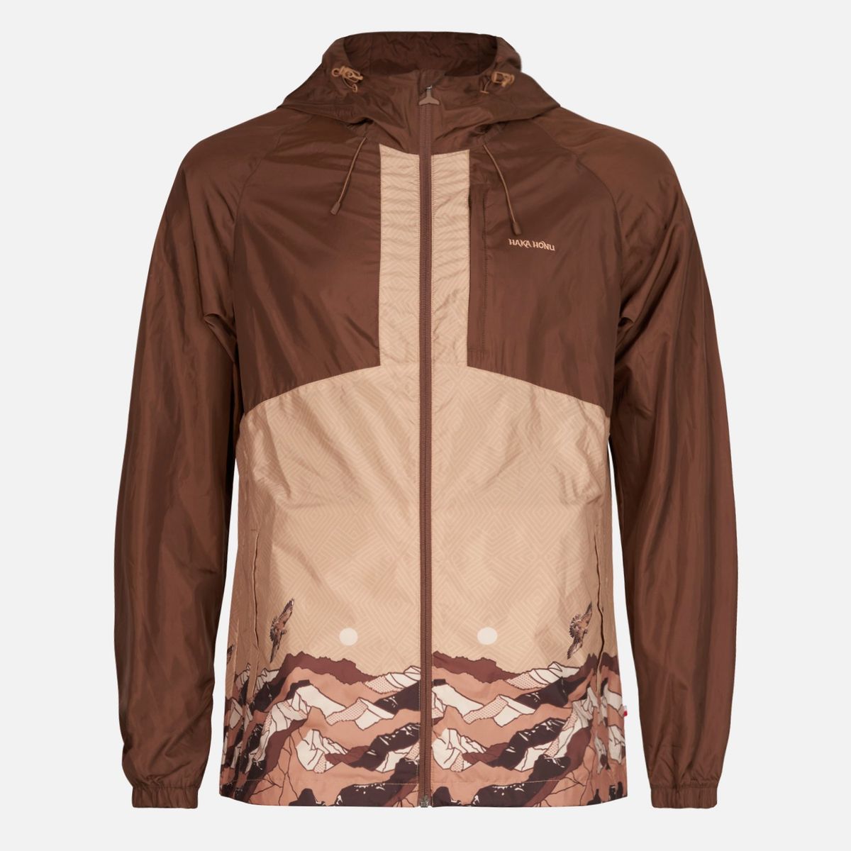 HAKA HONU - Chaqueta Hombre Aperrao Full Print Mostaza Haka Honu