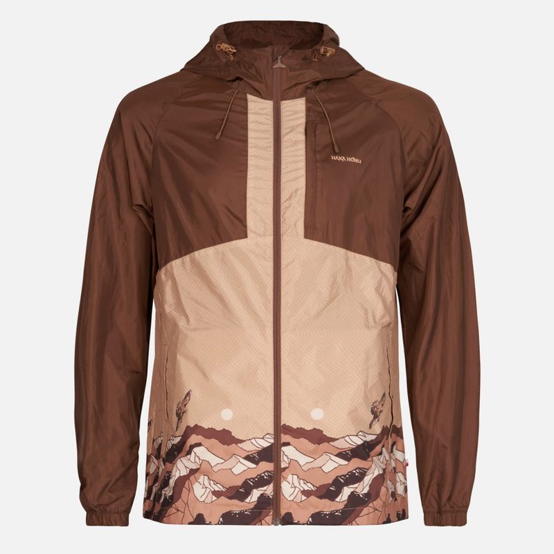 HAKA HONU - Chaqueta Hombre Aperrao Full Print Mostaza Haka Honu