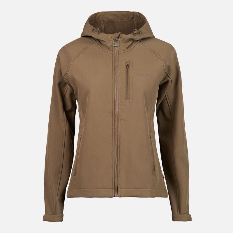 HAKA HONU - Chaqueta Mujer Brisa Café Pardo Haka Honu
