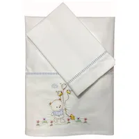 Juego de sabanas cuna colecho osito celeste