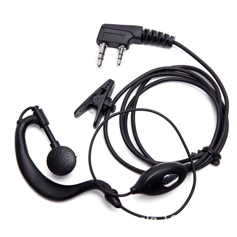 KUANGYE - X5 Manos Libres Microfono Audifonos Para Radio Walkie Talkie