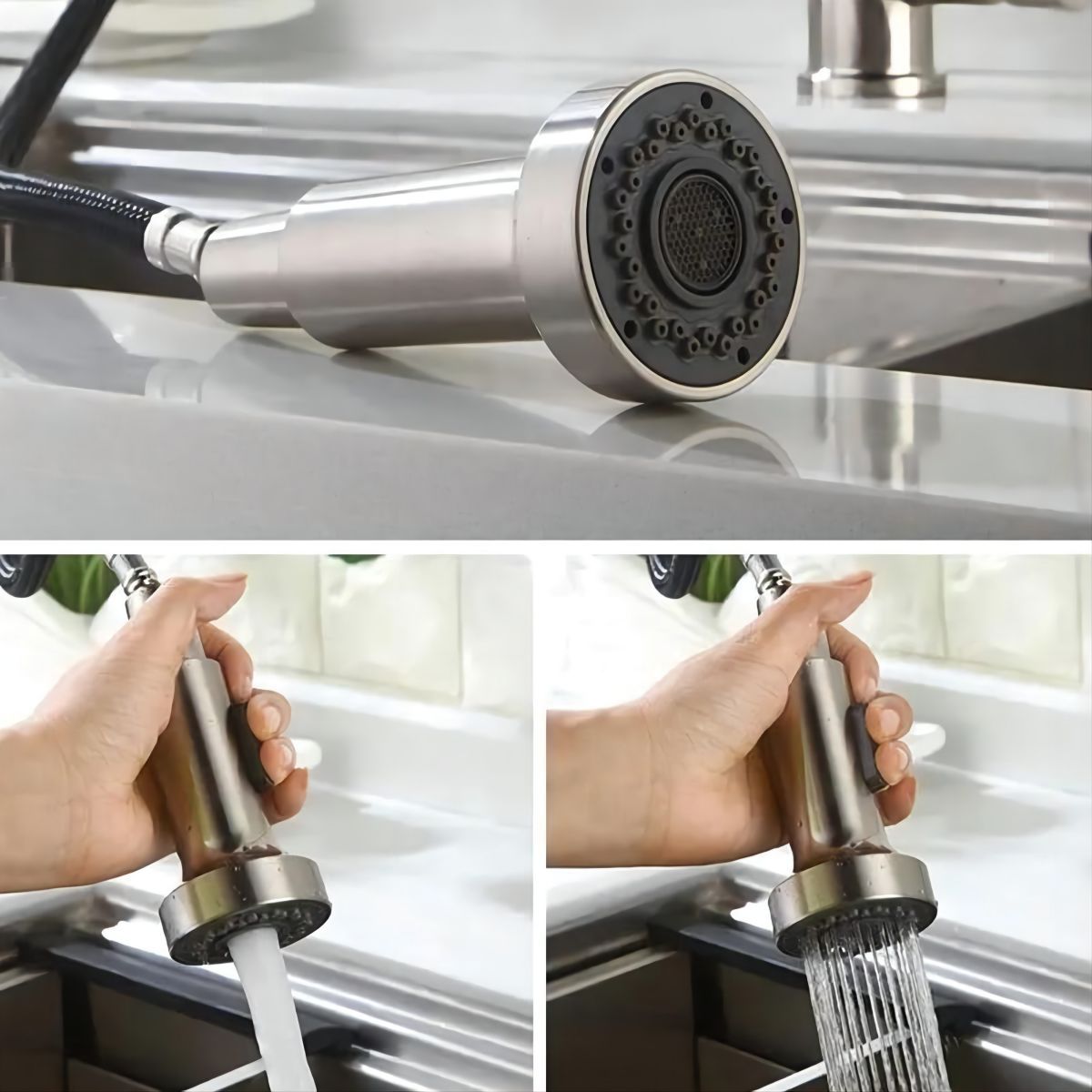 KUANGYE - Boquilla Repuesto Llave Monomando Lavaplatos Cod