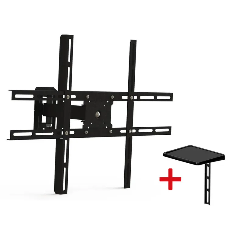 BRASFORMA Soporte para TV con brazo de 23cm 10" a 70" 360° + Soporte Deco SBRP430