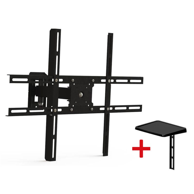 BRASFORMA - Soporte TV brazo de 23cm 10 a 70 + Soporte Deco SBRP430