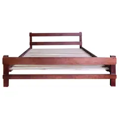 LAS ARAUCARIAS - Cama Marquesa Molco Chocolate 1.5 Plazas Madera