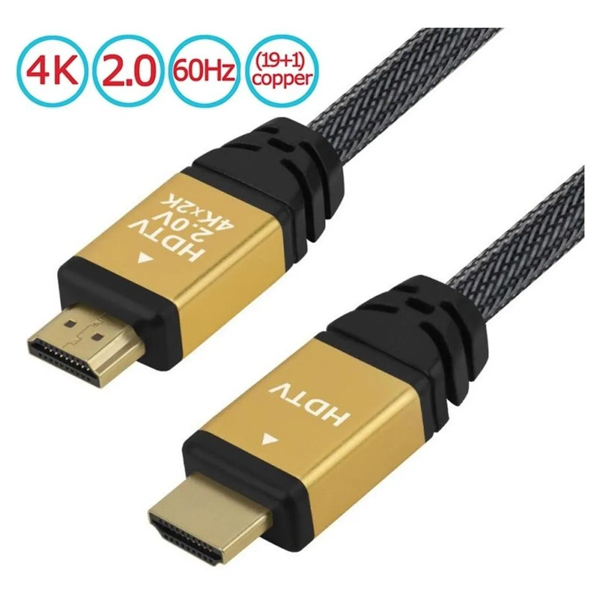 DM - CABLE HDMI 1.5 MTS 4K DM COBRE