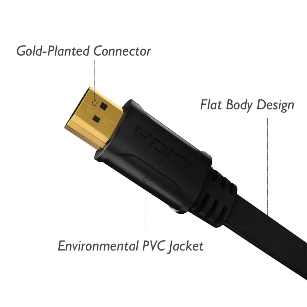 DM - CABLE HDMI 3 MTS PLANO