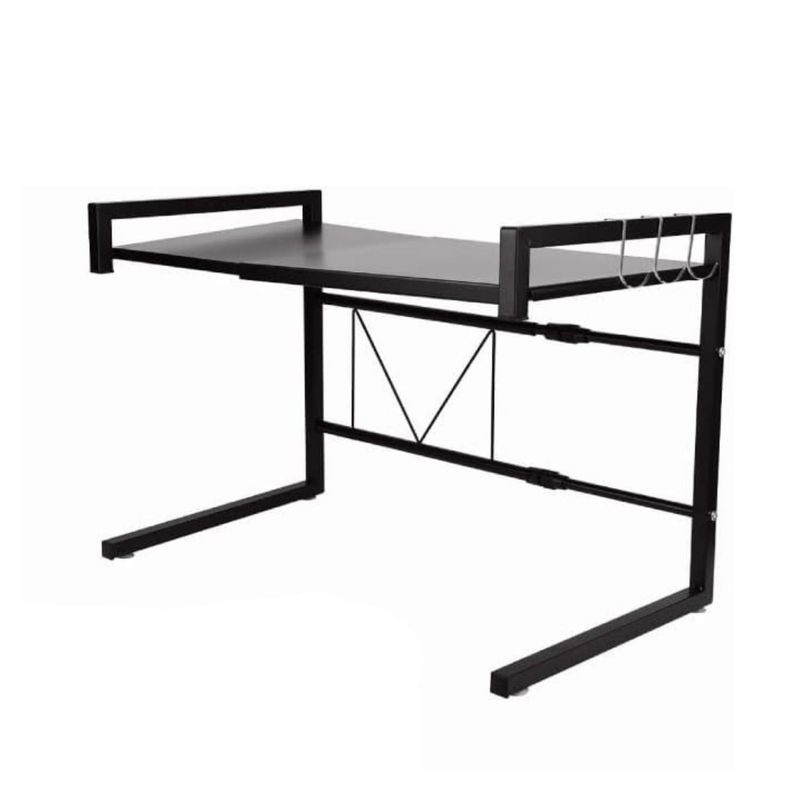 GENERICO - Estante organizador microondas ajustable metal