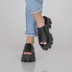 MOSSA - Sandalias Enjoy Floater Negro