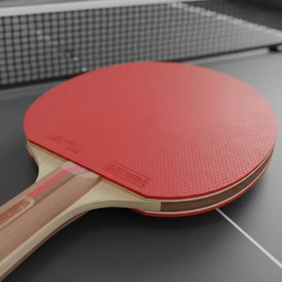 Imagen 2 del producto Paleta De Ping Pong 4 Star Negra Y Roja