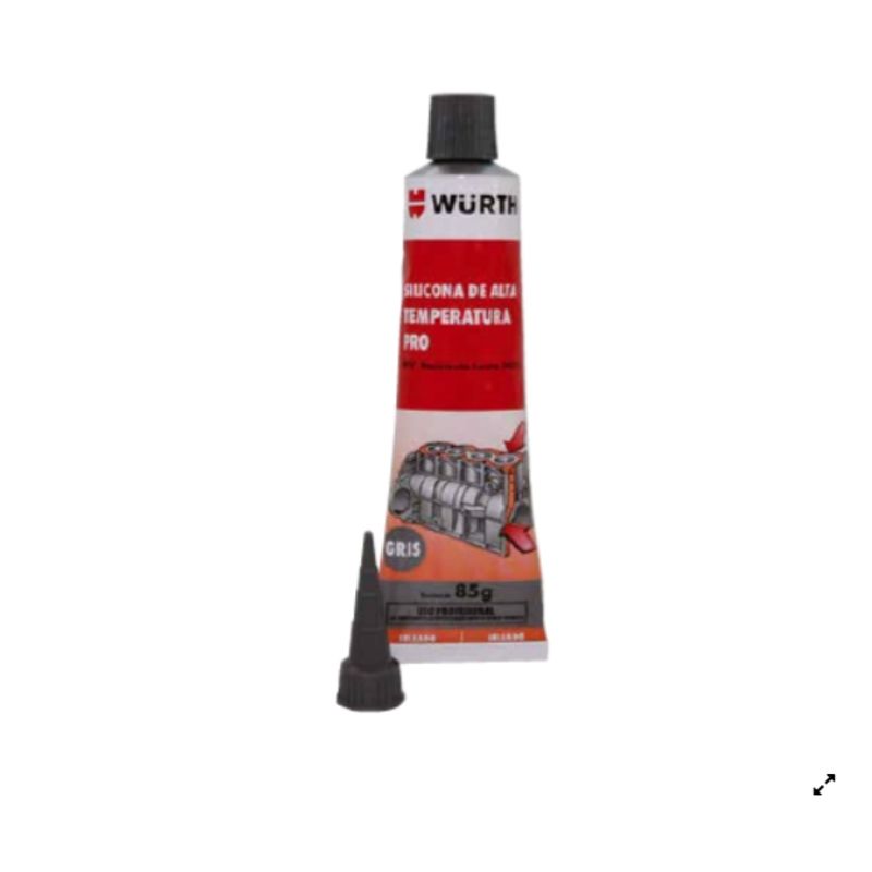 WURTH - Wurth Silicona Alta Temperatura Pro Gris 85g