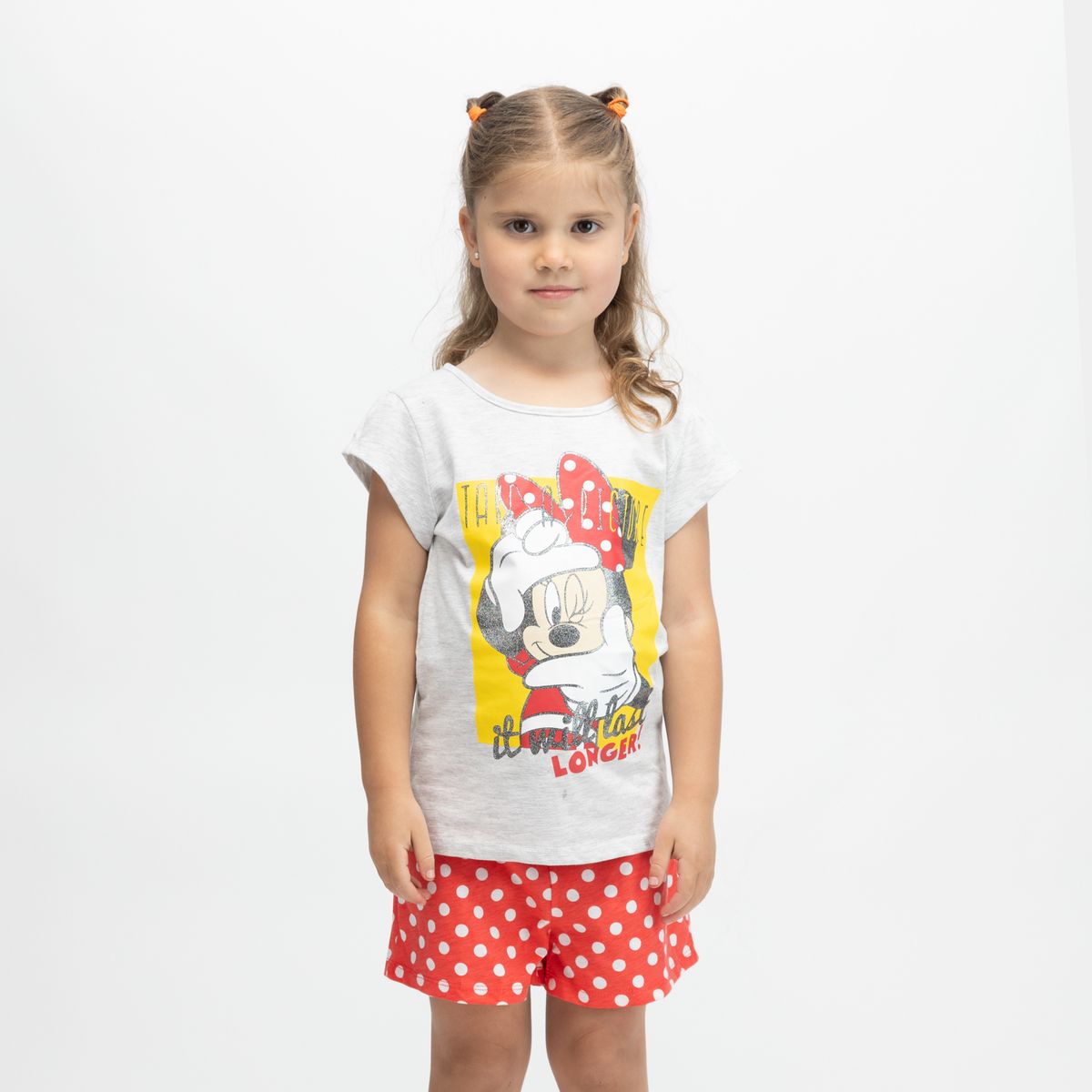 DISNEY - Pijama Niña Minnie Looking For Selfie Rojo Disney