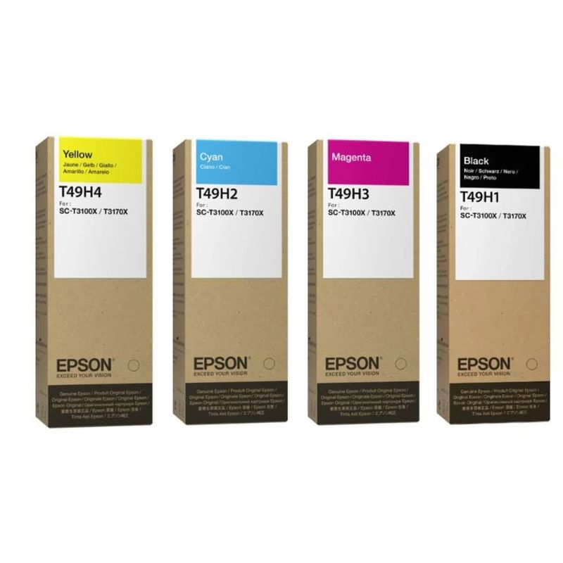 EPSON - Pack Completo de Tintas Epson para Plotter T3100X/T3170X