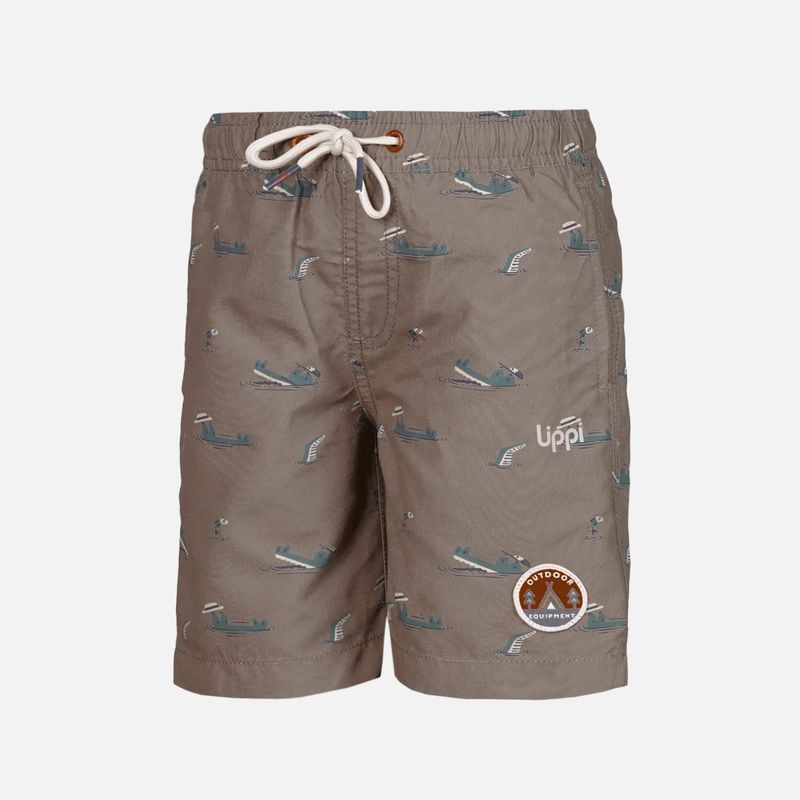 LIPPI - Traje de Baño Niño Aqua Swimwear Print Taupe Lippi
