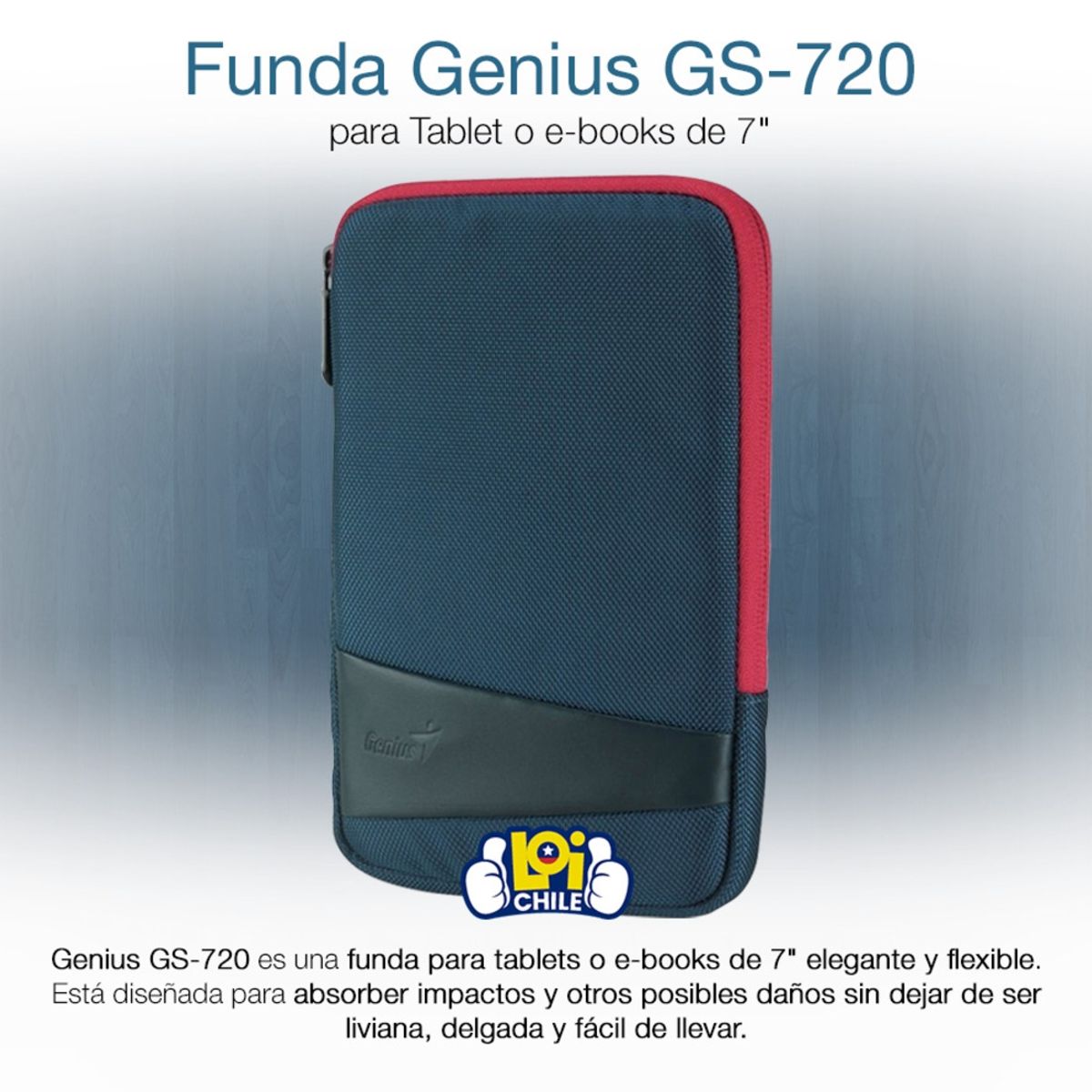 GENIUS - Funda Genius GS-720 para Tablet o Kindle de 7' GENIUS