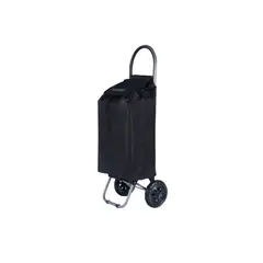 GENERICO - Carrito De Compras Plegable Adelaida Feria Supermercado Negro