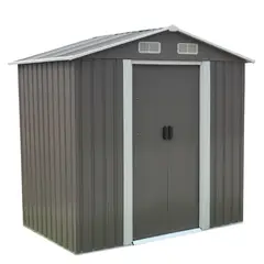 HOMECLAF - Bodega de Jardín Gris 195x195x125cm