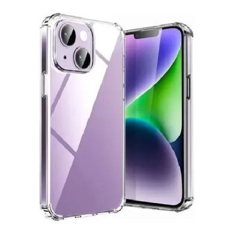 GENERICO - Carcasa Para iPhone 14 Transparente Reforzada Anti Golpes