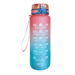GENERICO - Botella De Agua Deportiva 1 Litro Portátil Para Viajes