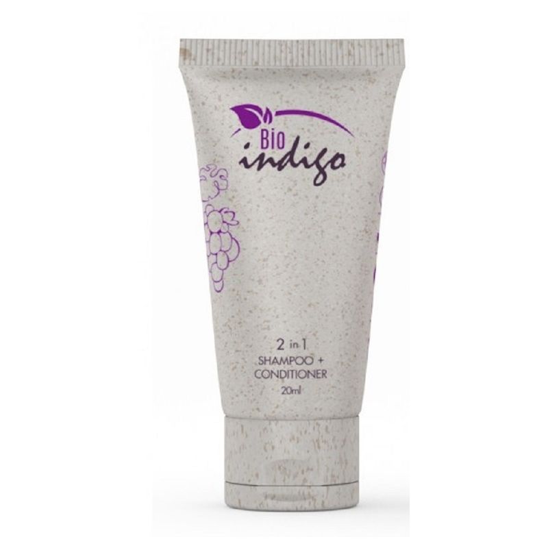 INDIGO DE PAPEL - Shampoo-acondicionador 2x1, Gel de baño Hotel 200 Unidades 20ml Indigo